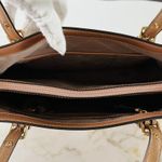 Michael Kors  Voyager Ballet Metallic Pink Leather East West Tote Bag Photo 6