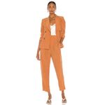 Smythe DB Tuck In Blazer Size 2 Orange Photo 1