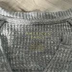 American Eagle  woman’s gray thermal size small Photo 1