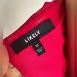 Likely  Pink Misico Off The Shoulder Trumpet Hem Gown Photo 10