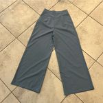 Cider Solid Pleated Wide Leg Pants Blue SMALL Photo 6