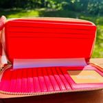 Michael Kors Pink Stripe Leather Wallet NWT Photo 4