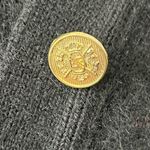 Parkhurst Canada Black Lambswool Angora Cardigan‎ Sweater Goldtone Button… Size L Photo 5