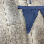 Aerie  Dusty Blue Ribbed Bikini Set  Photo 2