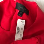 J.Crew Red Scallop Gromment Dress Size 00 NEW Photo 3