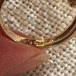 Elegant Purple and Gold Floral Ring Photo 2