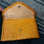 Woven Straw Clutch Tan Photo 6