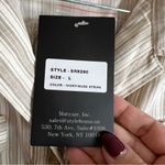 Style House NWT Safari Striped Tie Front Crop Top Blouse Photo 4