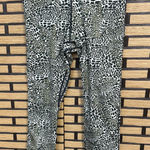 Nike Yellow And Black Cheetah Print Active Crop Leggings Size XS Photo 0