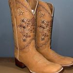 Agave  BOOTS women’s size 10 Dulce Mariel Tan Embroidered Cowboy Runs small Photo 1