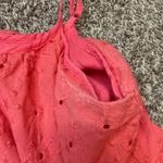 Lsenboye Eyelet Zipper Front Flowy Tank Top Size L Photo 9