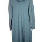 Talbots Blue Turtle Neck Sweater Dress Womens Sz S Knee Length Holiday Cozy Photo 0