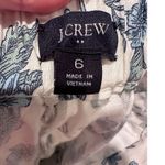 J.Crew  White Blue Floral Print Elastic Back Linen Blend Pleated Shorts Sz 6 NWT Photo 3