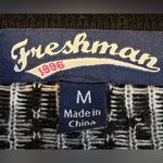 Freshman 1996 Women’s Black & White Knit Midi Dress w/ 3/4 Sleeves Size Medium Photo 4