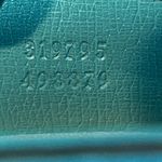 Gucci  Calfskin Medium Bright Bit Top Handle/Shoulder Tote, Turquoise - Preowned Photo 14