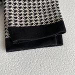 Ann Taylor Cardigan Sweater Black White Houndstooth Hidden Button Up Womens SP Photo 4