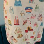 Skirtin Around Womens White Purse Print Pencil Straight Skirt Sz 6 Photo 1