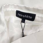 Retrofete Ilaria Blazer Dress White Size Large Bridal Wedding NWT Double Breast Photo 9