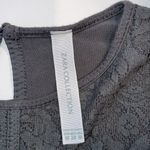 ZARA Collection crew neck lace overlay short sleeve mini dress green fitted Med Photo 7