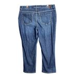 Vera Wang Simply Vera  Mid Rise Capri Blue Jeans Womens 16W Denim Stretch Casual Photo 2