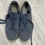 Eileen Fisher  Clifton Tan Perforated
Suede Lace Up Sneakers Photo 1