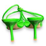 Marc Fisher Dareta Pump Sandal Women's BRIGHT GREEN Sandal Sz 9 Photo 2