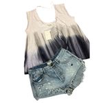 We The Free  by Free People Women's Lilac Ombre Tie-Dye Swing Tank Top Sz XS Photo 2