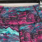 Patagonia  Yoga Centered Crop Capri Tights Canyon Glades Size S Teal Pink Photo 3