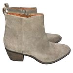 Lucky Brand Tan Suede Natania Ankle Booties Boots size 10 Photo 4