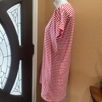 Everlane  red striped short sleeve t-shirt dress Photo 3
