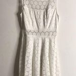 Trixxi  all over white lace textured dress size small Photo 0