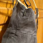 & Other Stories & Other Stories Black Babydoll Style Ruffle Hem Linen & Cotton Mini Dress - Sz 2 Photo 4