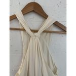 Halston Heritage  Dress Womens Medium Chalk White Evening Gown Maxi JOJ161764 NWT Photo 2