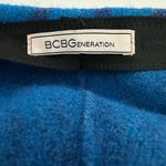 BCBGeneration  Blue Print Beret Hat Wool Blend Fuzzy Parisian French Girl Chic Photo 2