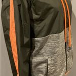 PINK - Victoria's Secret PINK Victoria’s Secret Green & Gray Lightweight Jacket Full Zip Pockets EUC XS/S Photo 4