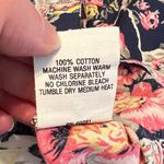 Cherokee Vintage Floral Paisley Button Front Blouse Women’s Size Medium USA Photo 4