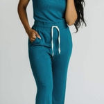 Zyia  Active teal blue Daphne jumpsuit size xxl Photo 0