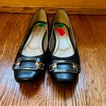 Bandolino Women’s Black Flats / Shoes with gold and black rectangular Size 8 Photo 1