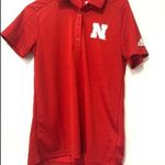 Adidas  Nebraska Cornhuskers Red Polo Photo 0
