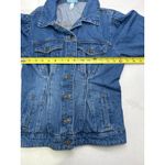 Future Collective Women's XS Denim Jacket (Gabriella Karefa) Cinched Button Blue Photo 6
