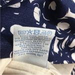 Boden Navy/cream Pattern Pencil Skirt linen blend 6 Blue Photo 5