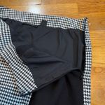Halogen Womens XXS Black White Houndstooth Color Block Mixed Print Mini Skirt Photo 6