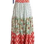 Free People Bluebell Maxi Dress Cherry Combo Medium NWT Picnic Prairie Bohemian Photo 7