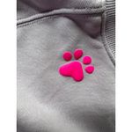 Wildfox  Love Sweatshirt Dogs Love Me Gray W/ Pink Paw Print Womens L Photo 5