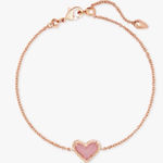 Kendra Scott Ari  Heart Bracelet Rose Gold Photo 0