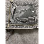 BDG  Urban Outfitters Black Denim Mini Skirt Raw Hem Distressed Sz M Grunge Edgy Photo 7