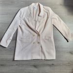 BB DAKOTA STEVE MADDEN Dressed To Thrill Blazer pale pink Oversized Womens sz L Size L Photo 2