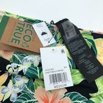 Volcom Eco True Shady Beach Hipster Bikini Bottom Full Coverage Black Green M Photo 5