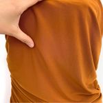 Norma Kamali Diana Gown Burnt Orange S/36 Photo 6