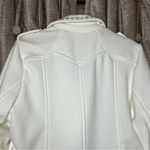Cupcakes and Cashmere NWT  White Studded Asymmetrical Zip Bomber Jacket Size Medium Photo 11